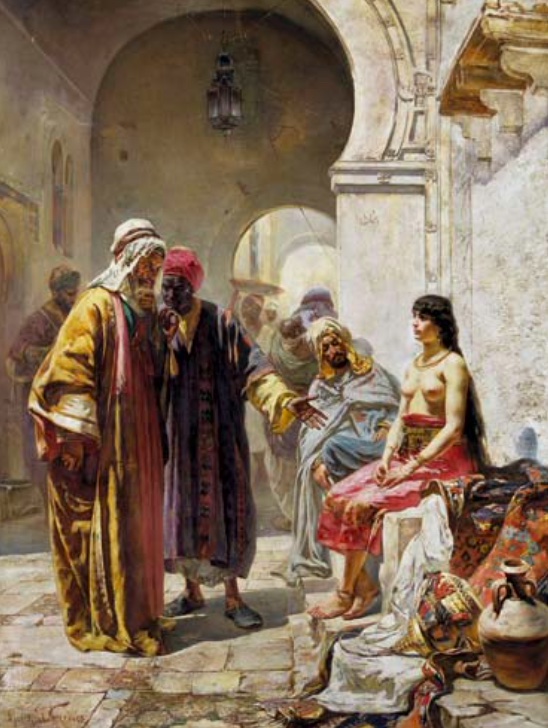 Rabszolgakereskedés 1888 olaj vászon 200x151 cm mng Rabszolgakereskedés 1888 olaj vászon 200x151 cm mng